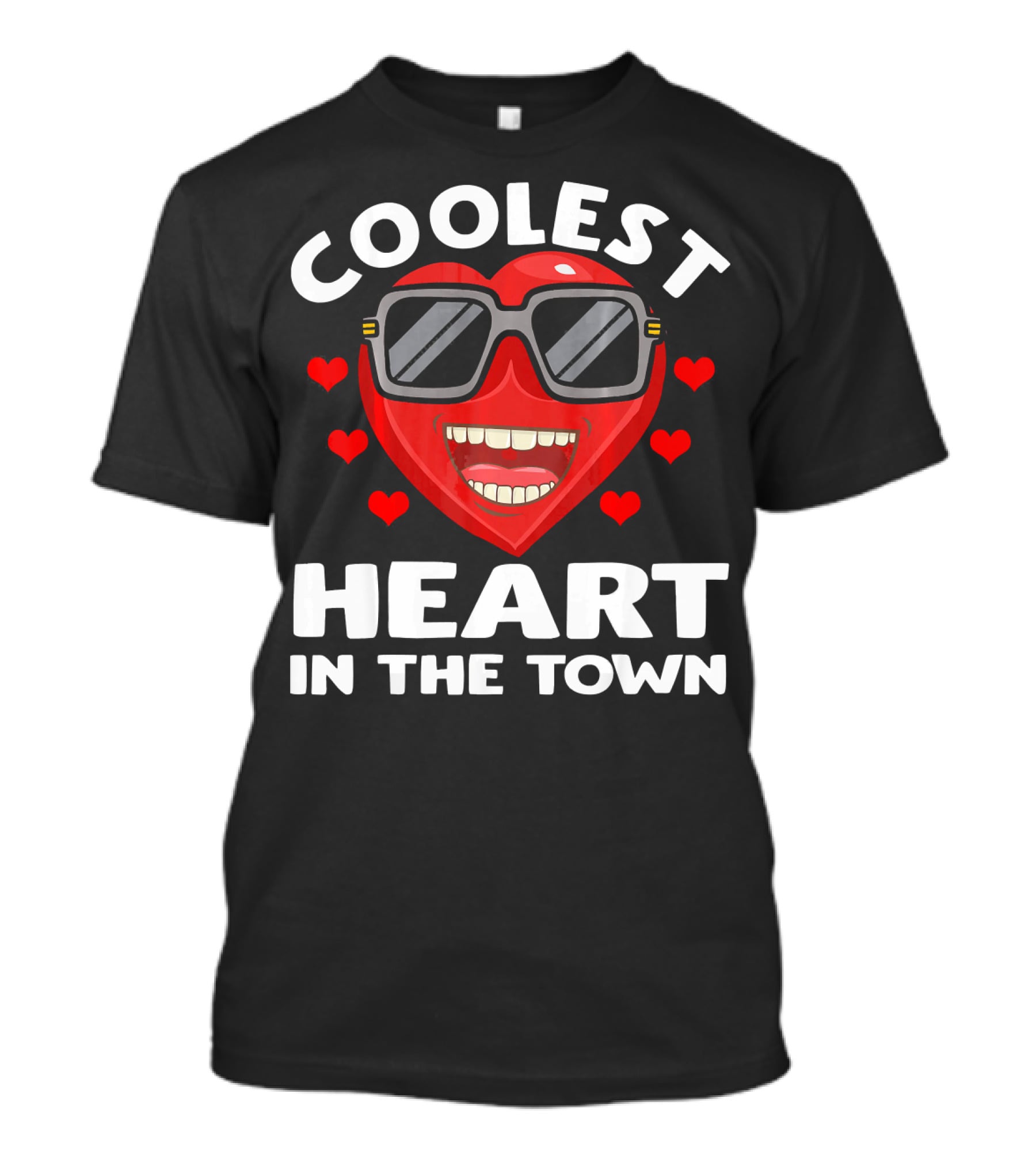 Coolest Heart In The Town Valentine's Boys T-Shirt