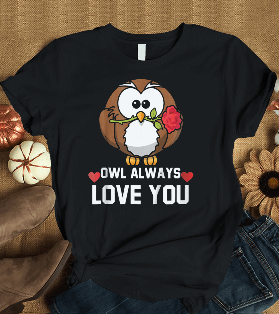 Owl Always Love You Funny Valentine Kids T-Shirt