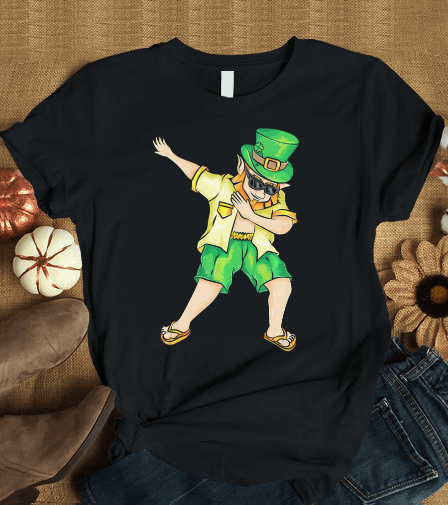Summer Dabbing Leprechaun St. Patrick's T-Shirt