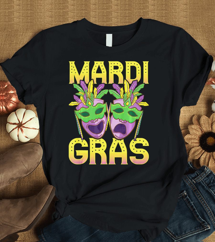 Mardi Gras Masks Party New Orleans T-Shirt