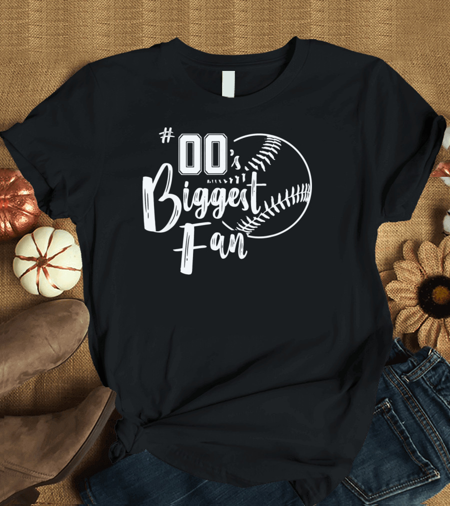 00's Biggest Fan Softball T-Shirt