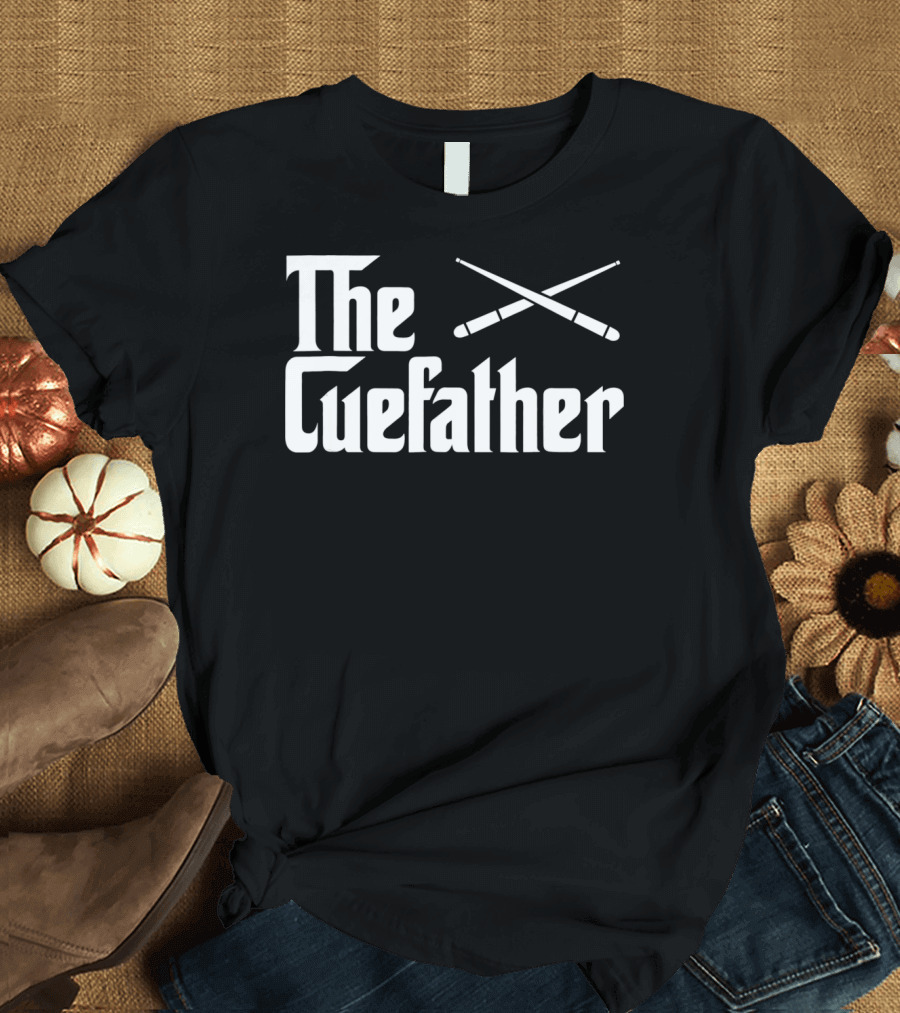 The Cuefather Funny Pool Billiards Play Iconic T-Shirt