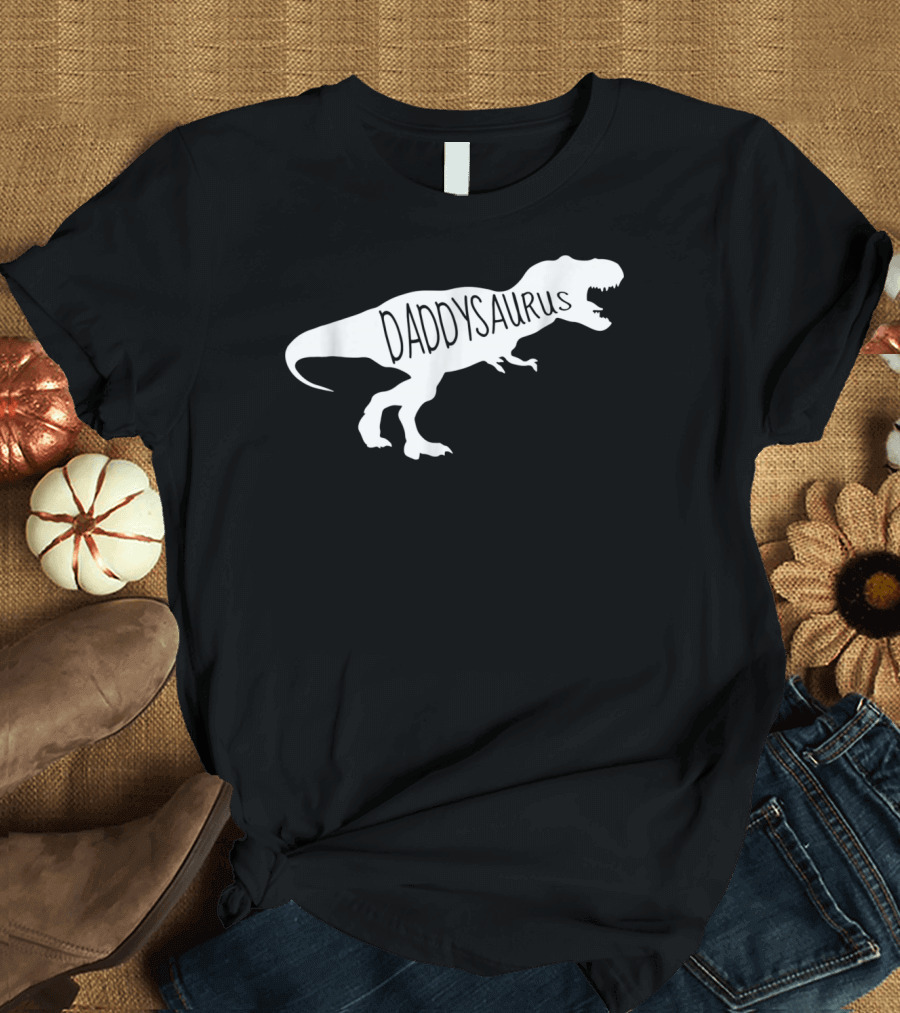Daddysaurus Mens Baby Announcement T-Shirt