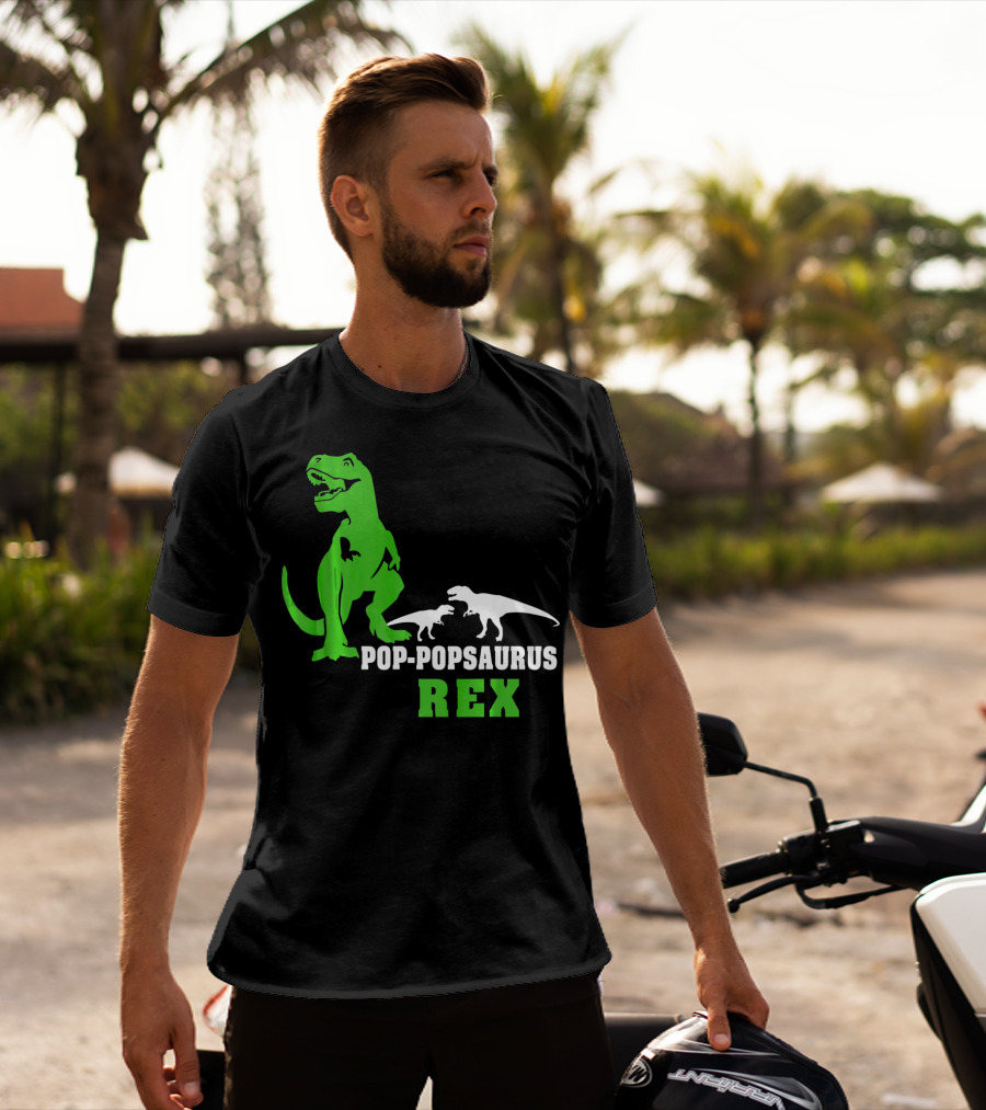 Pop-Popsaurus Rex Dinosaur T-Shirt