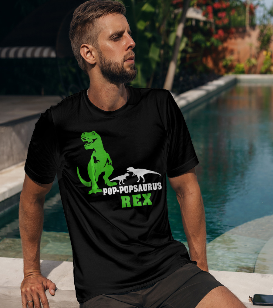 Pop-Popsaurus Rex Dinosaur T-Shirt