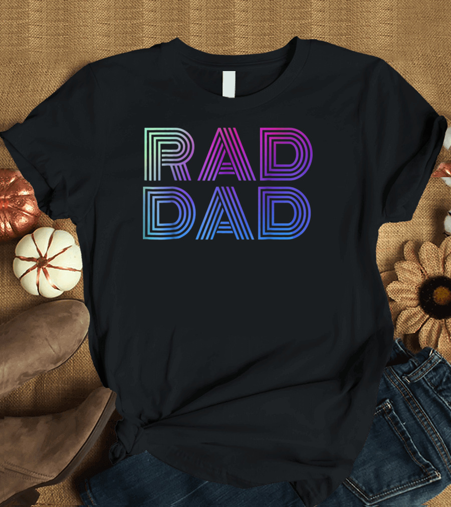 Rad Dad 1980s Mens T-Shirt