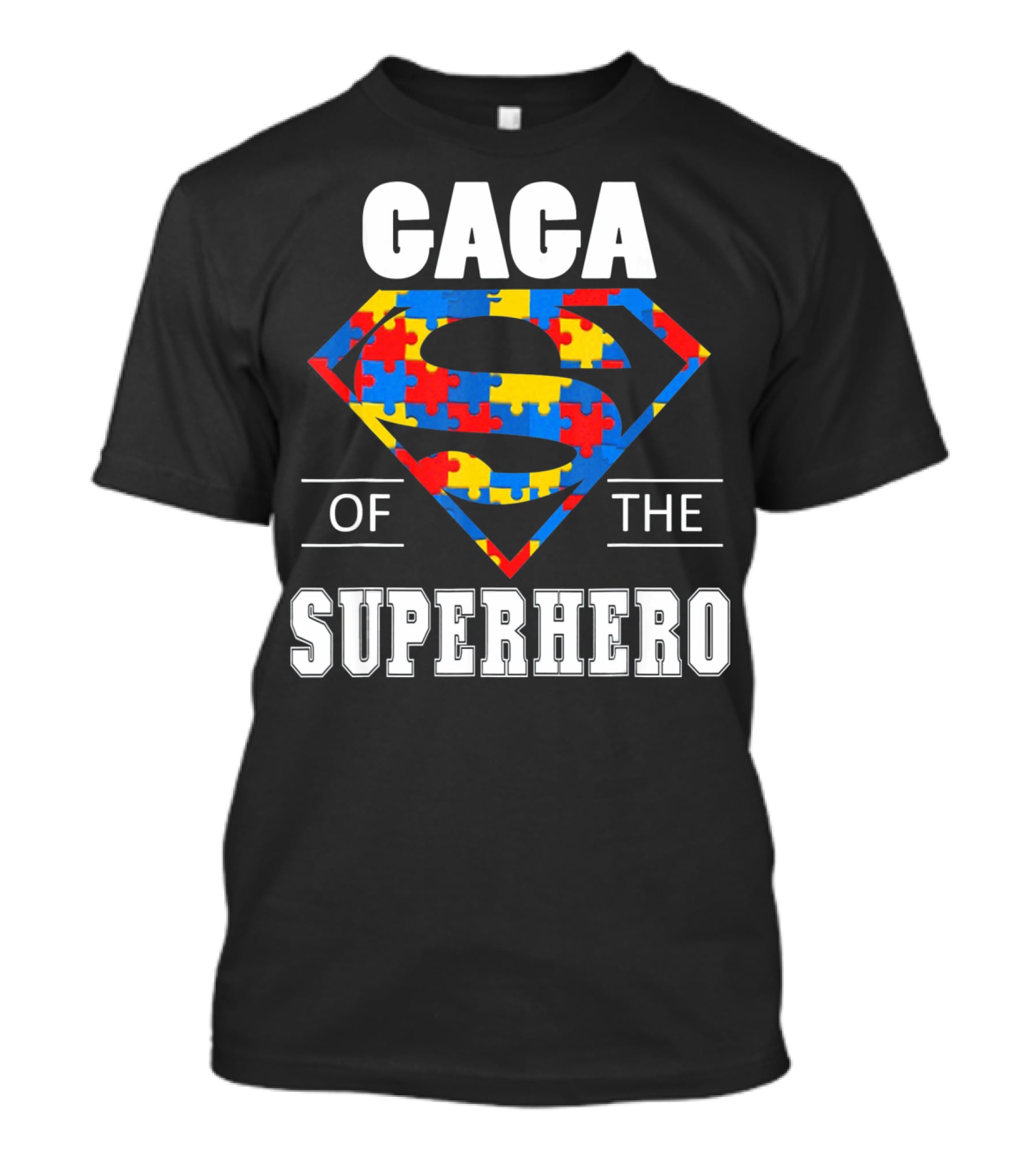 Gaga Superhero Autism Awareness Day T-Shirt