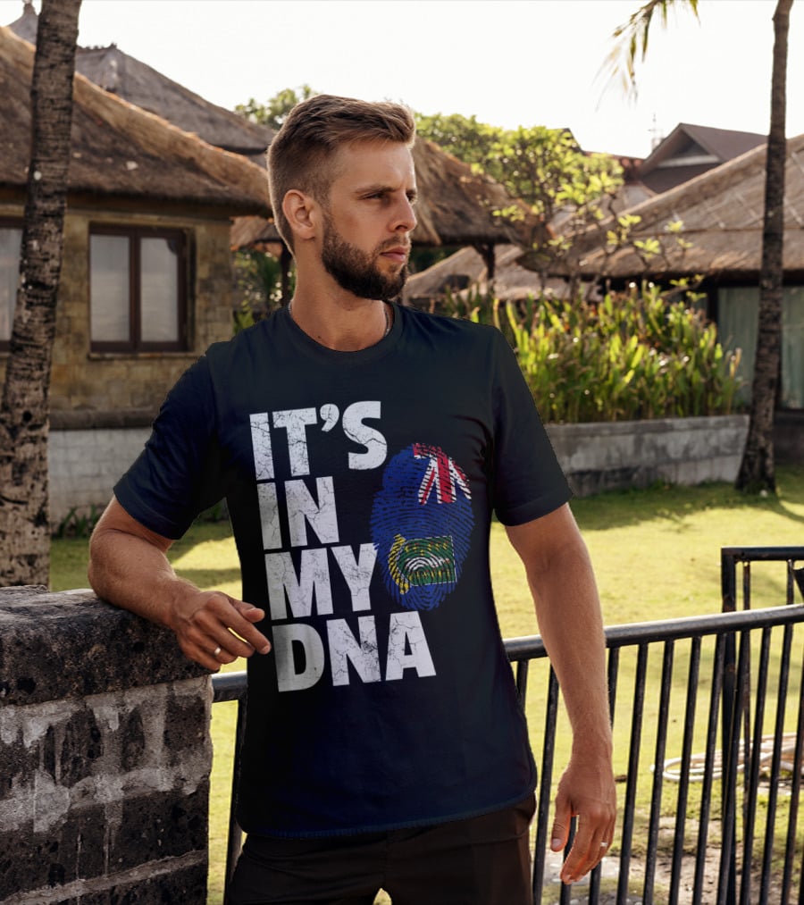 IT'S IN MY DNA British Virgin Islands Flag Fingerprint T-Shirt