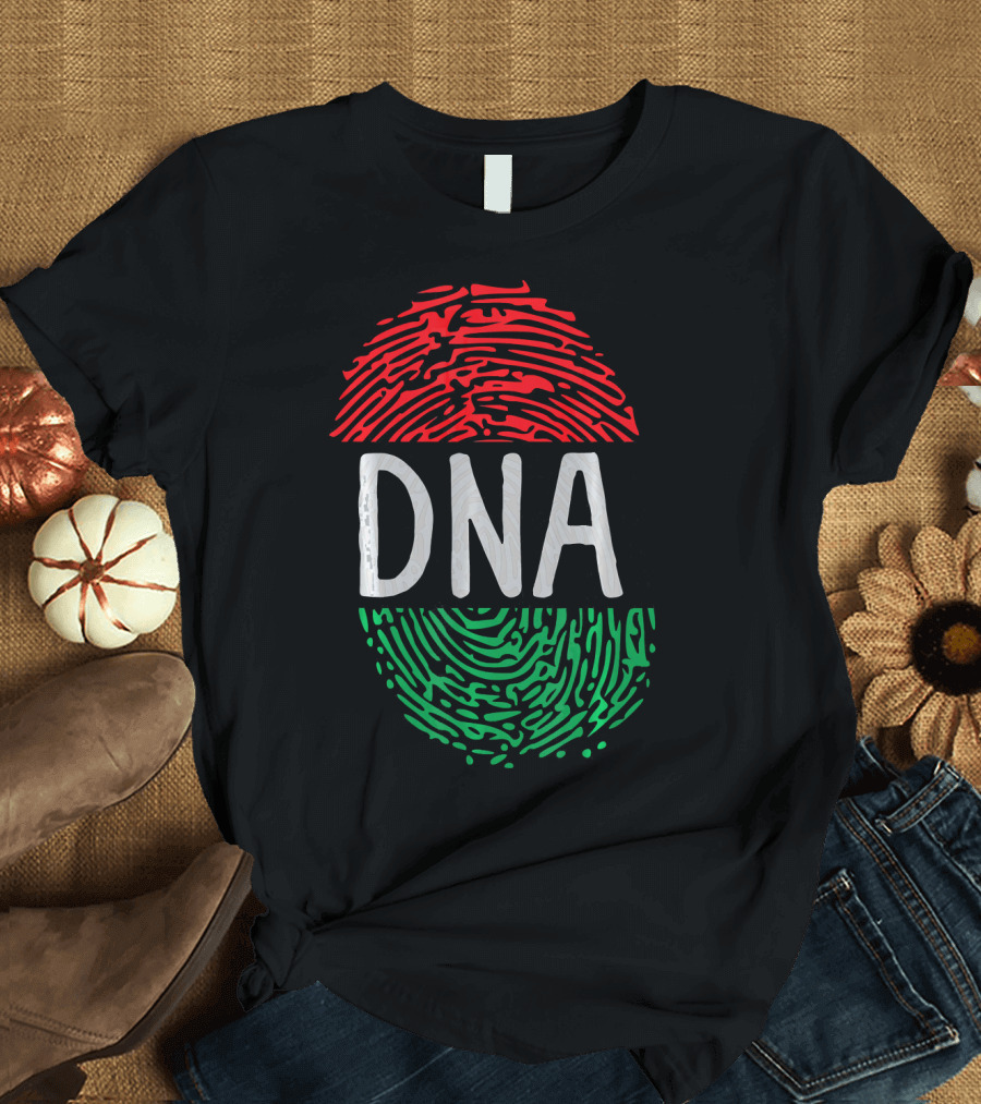 Real Africa DNA Thumbprint Flag T-Shirt