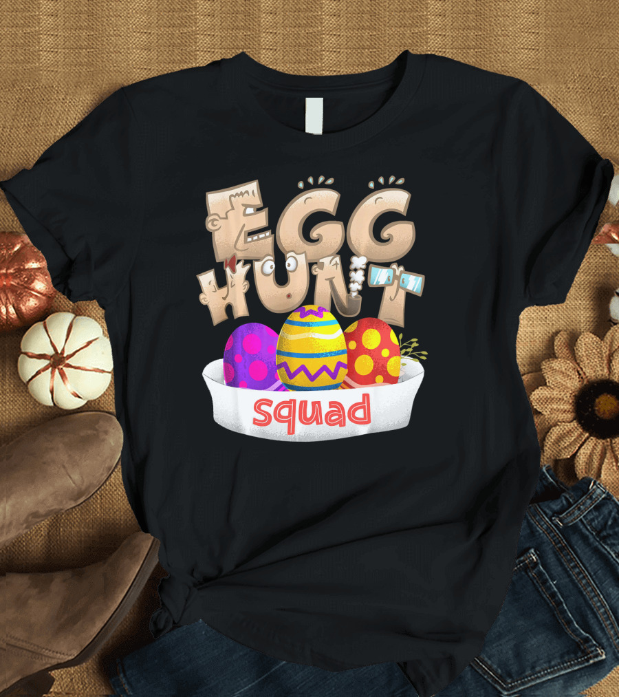 Egg Hunt Squad Cool Easter T-Shirt