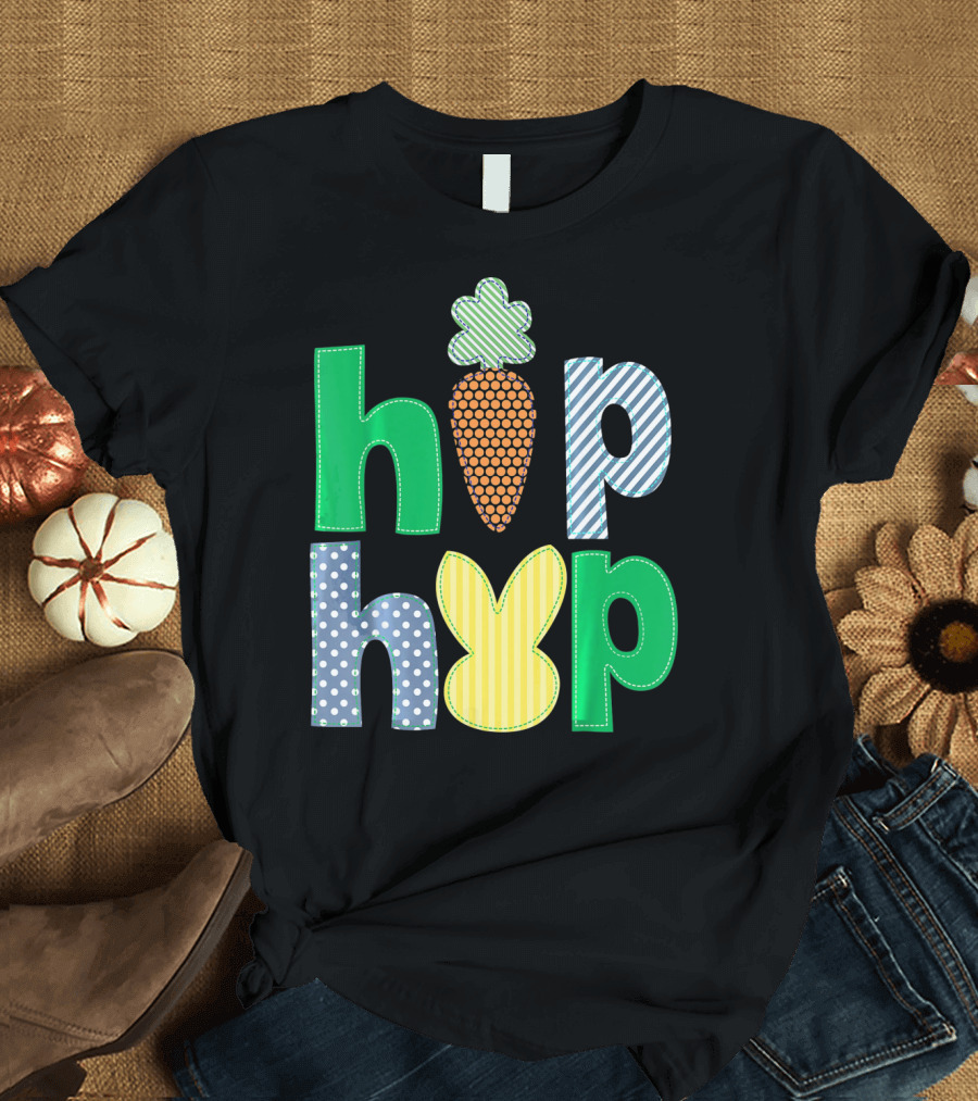 Hip Hop Bunny Carrot Easter T-Shirt