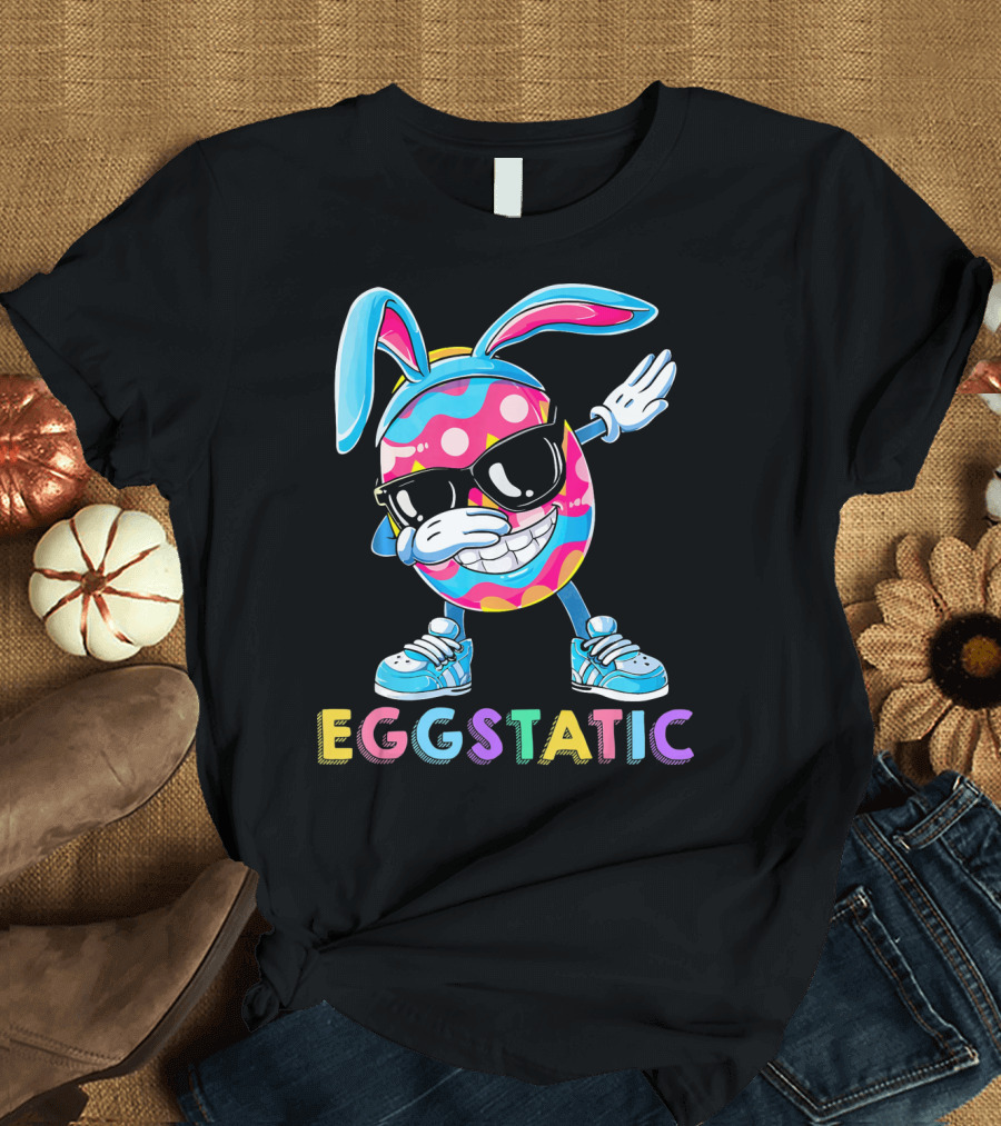 Easter Eggstatic Bunny Floss Like A Boss T-Shirt