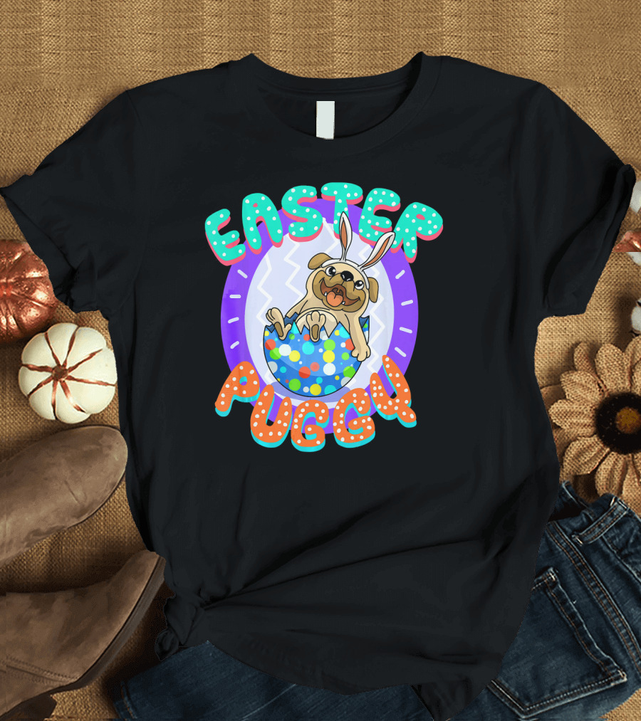 Easter Puggy Cute Resurrection Pug Dog T-Shirt