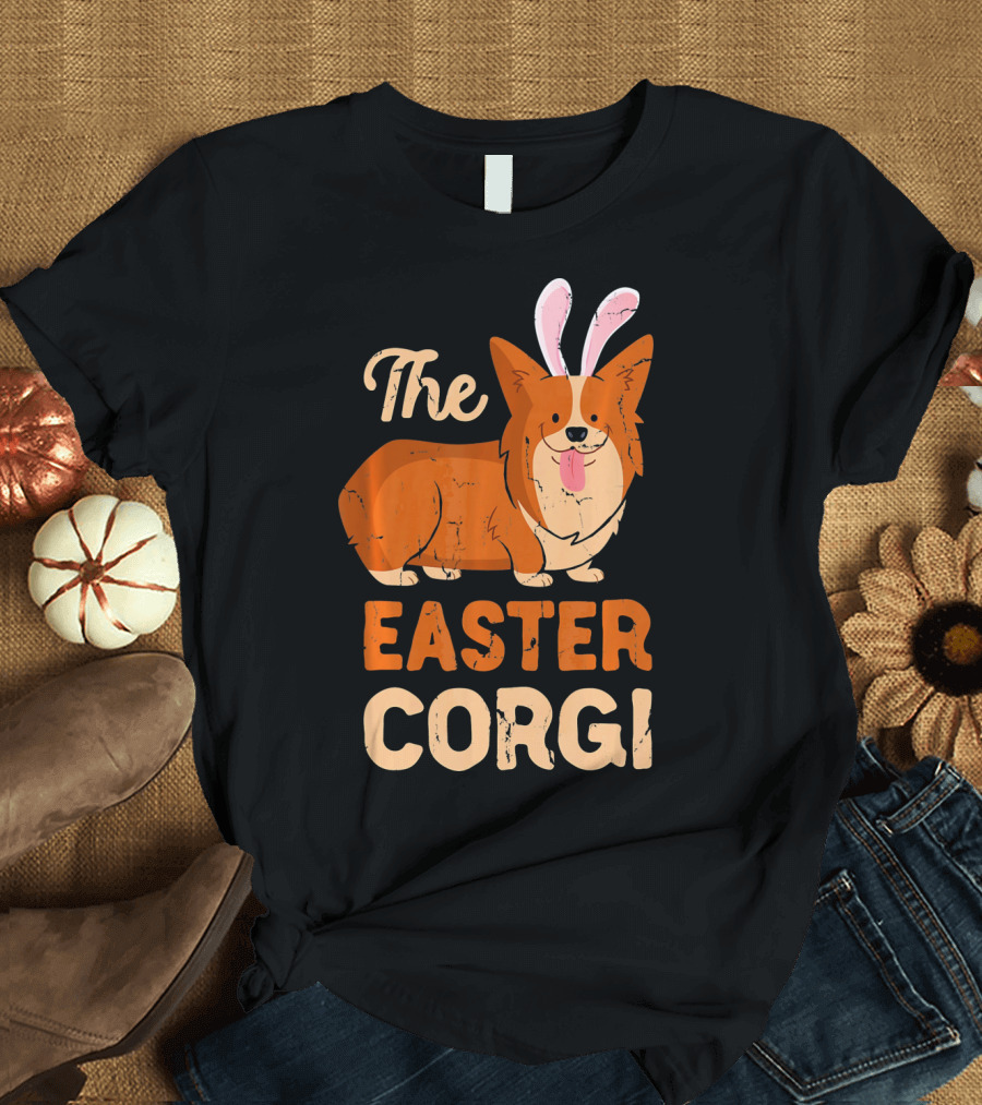 The Easter Corgi Cute Funny Dog Easter T-Shirt