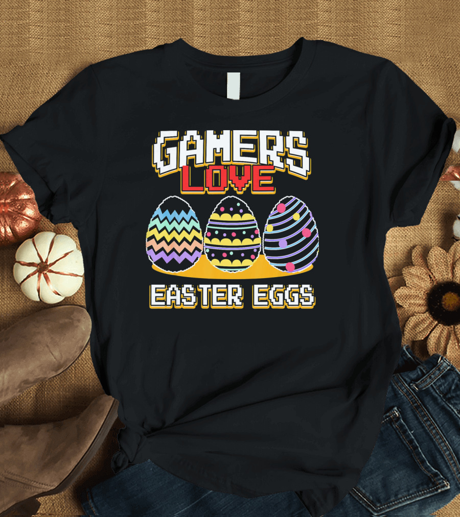 Gamers Love Easter Eggs Girls T-Shirt