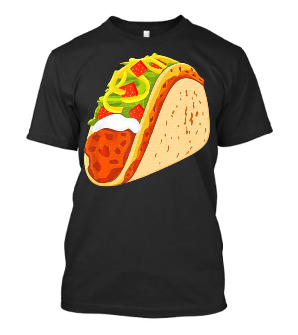 Yummy Taco Funny Mexican Food Lover Cinco T-Shirt