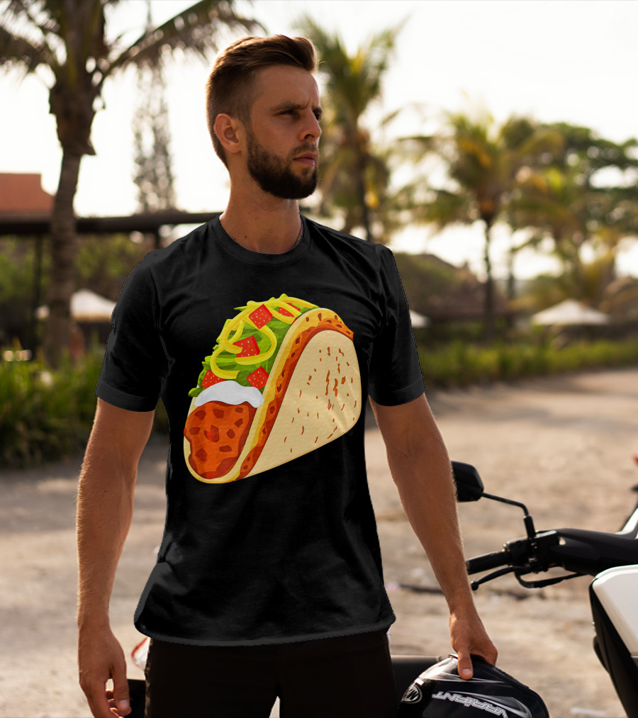 Yummy Taco Funny Mexican Food Lover Cinco T-Shirt