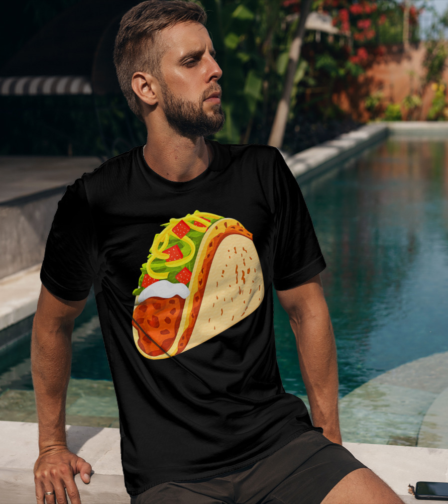 Yummy Taco Funny Mexican Food Lover Cinco T-Shirt