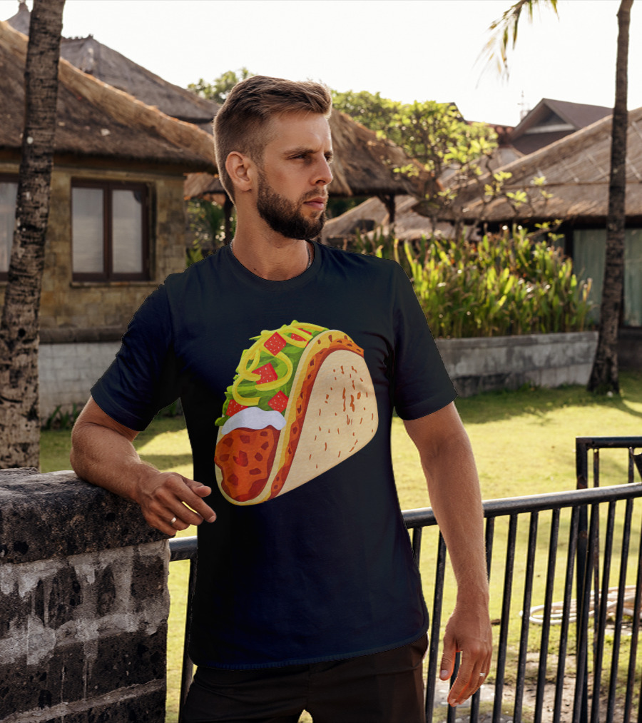 Yummy Taco Funny Mexican Food Lover Cinco T-Shirt