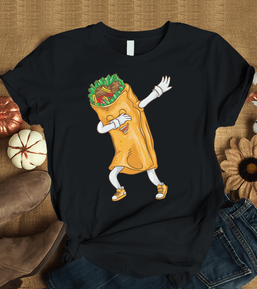 Cinco De Mayo Dabbing Burrito Cool Taco Party T-Shirt