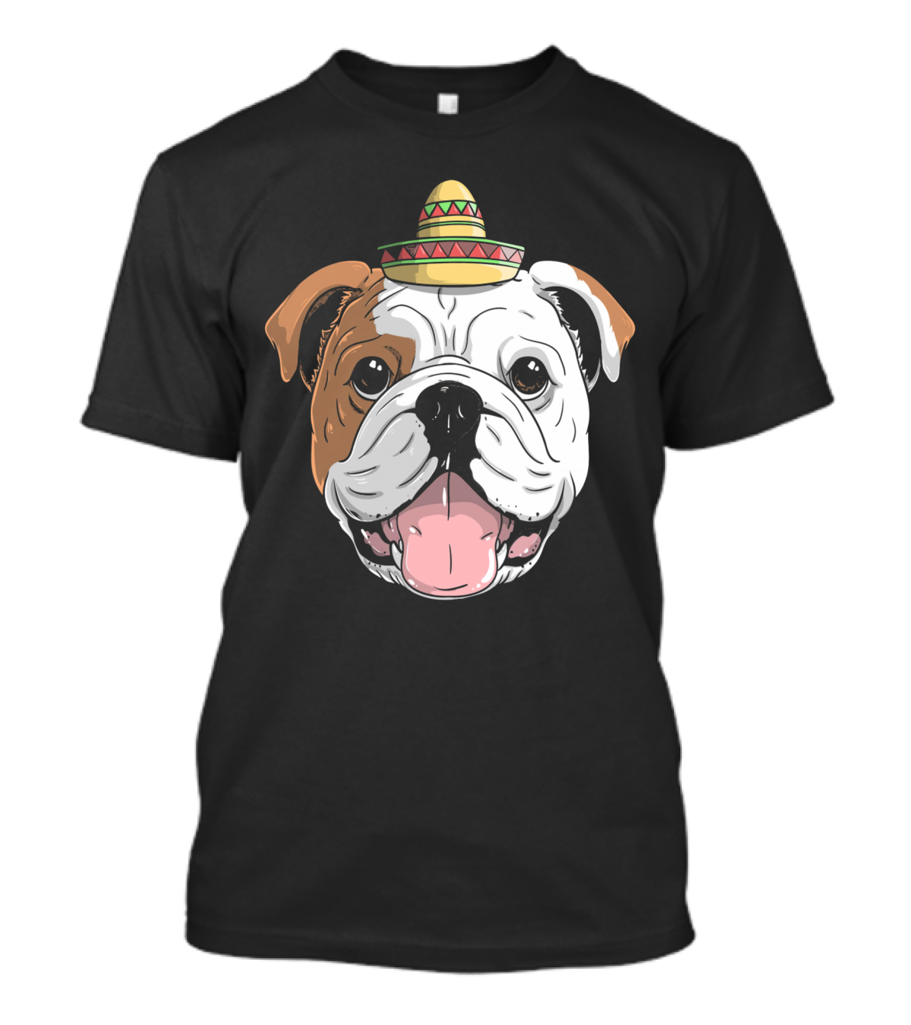 Boxer Dog Sombrero Cinco De Mayo Fiesta Fun T-Shirt