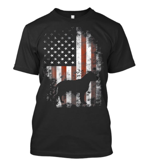 American Pitbull Terrier Flag T-Shirt