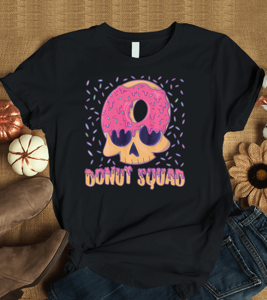 Donut Squad Skull Sprinkles T-Shirt