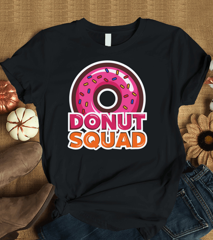 Cool Donut Squad Funny Doughnut Group with Sprinkles T-Shirt