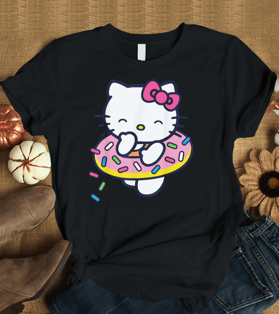 Hello Kitty Donut Floaty with Sprinkles Summer T-Shirt