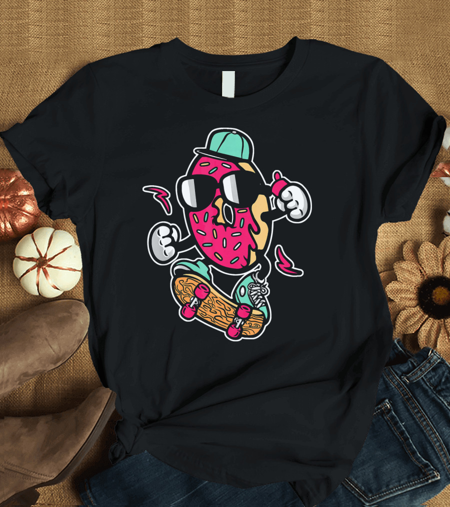 Skateboard Donut Urban T-Shirt