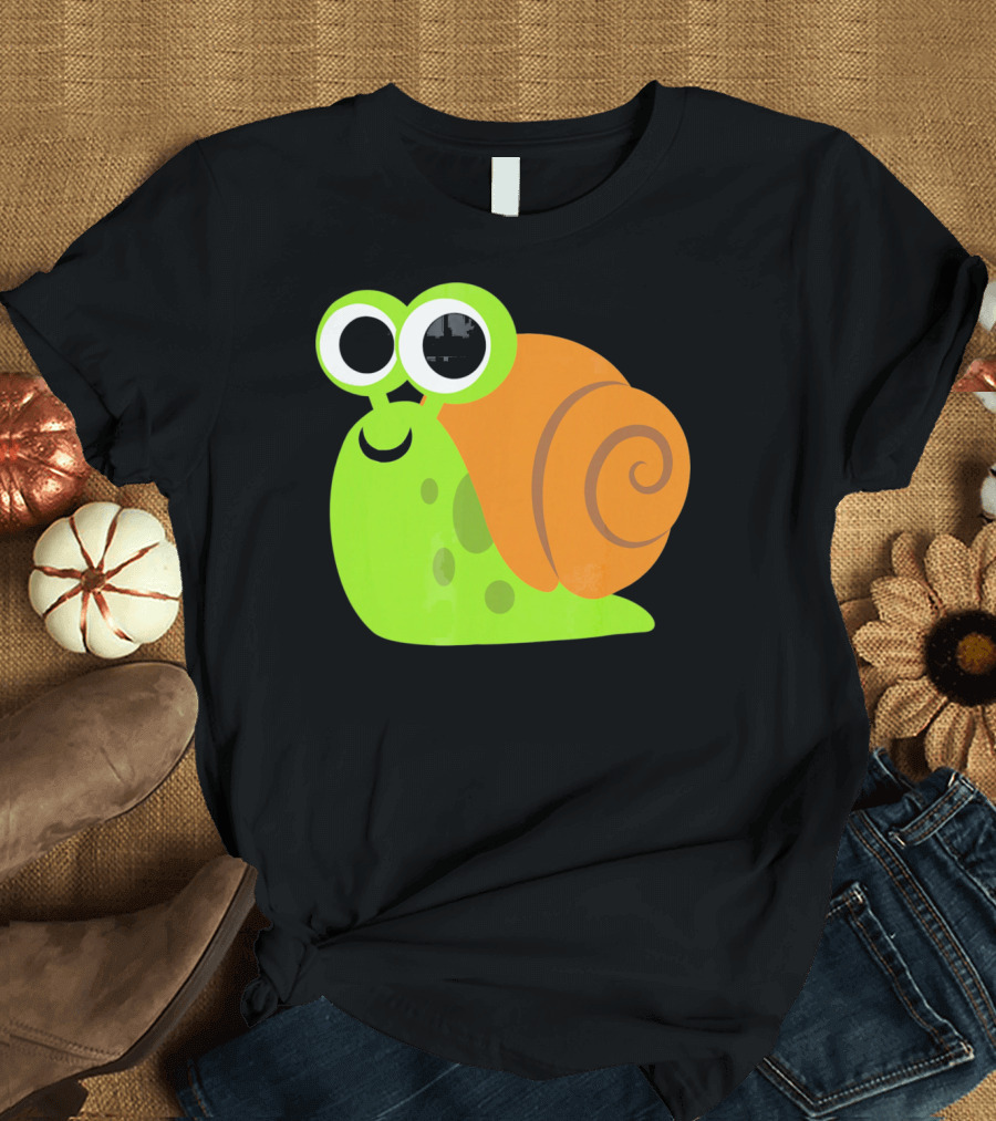 Cute Snail Emoji Lovers Shell T-Shirt