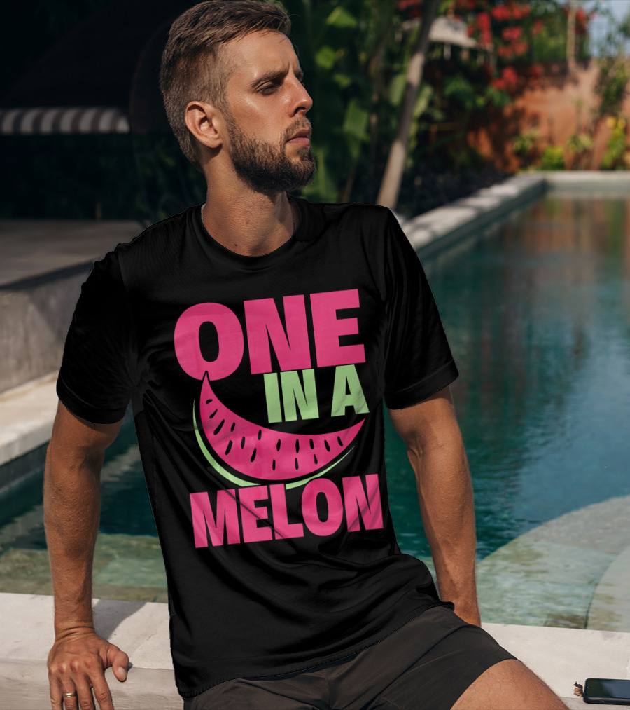 One In A Melon Funny Watermelon T-Shirt