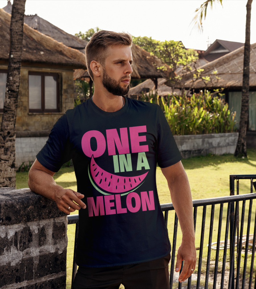 One In A Melon Funny Watermelon T-Shirt