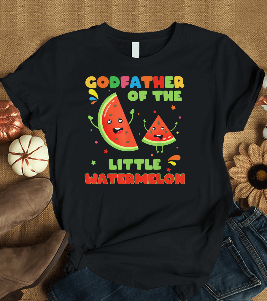 Godfather of the Little Watermelon Happy Cartoon Fruit T-Shirt