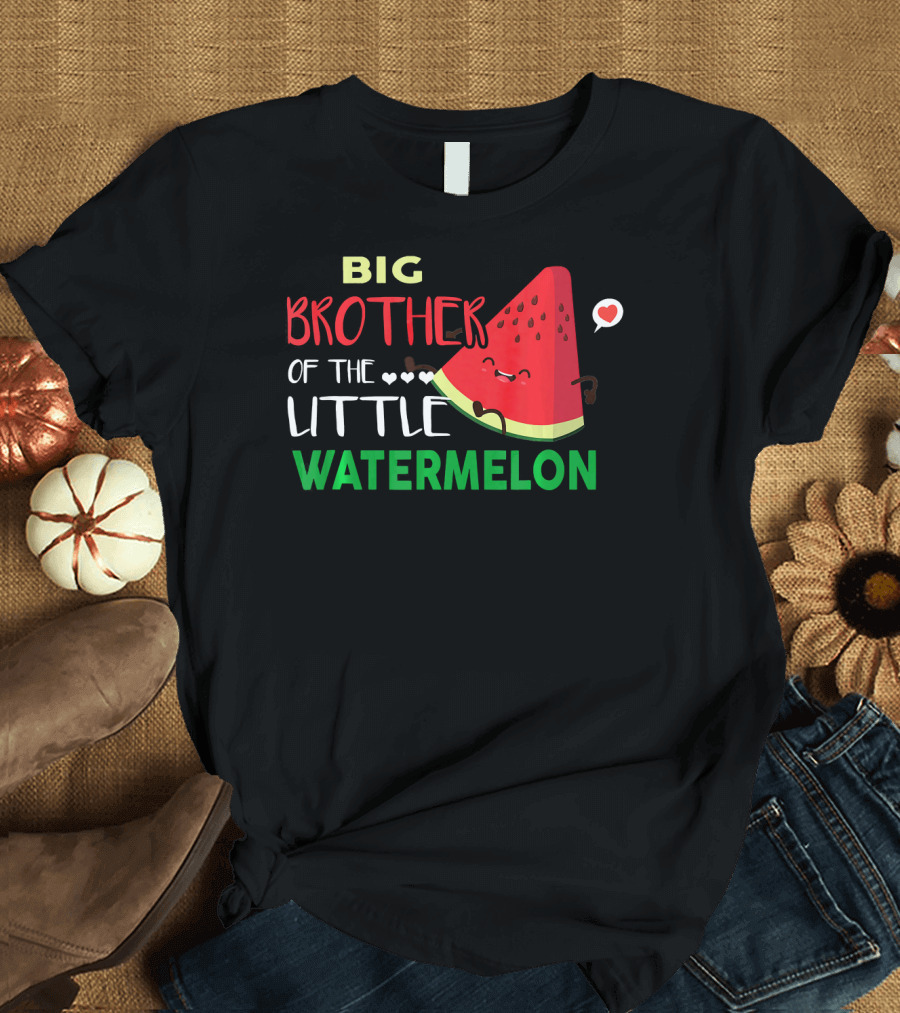 Big Brother of the Little Watermelon Birthday Fun T-Shirt