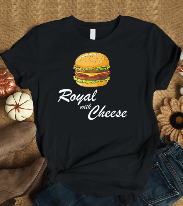 T-Shirt: Royal With Cheese Hamburger T-Shirt Royal With Cheese Hamburger T-Shirt