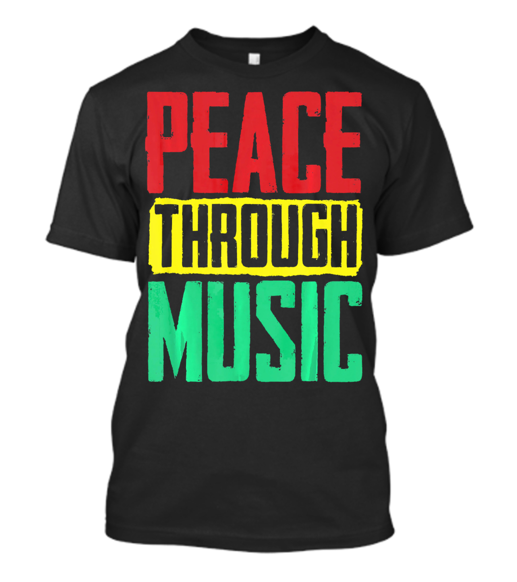 Peace Through Music Reggae Concert T-Shirt