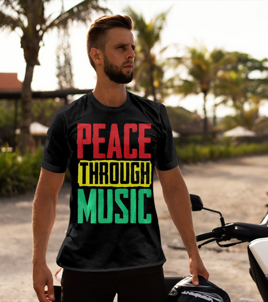 Peace Through Music Reggae Concert T-Shirt