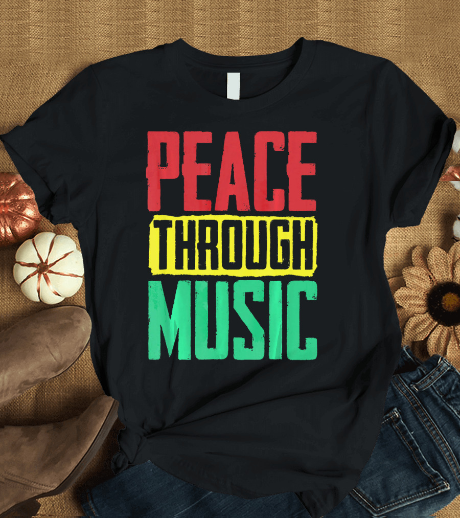 Peace Through Music Reggae Concert T-Shirt