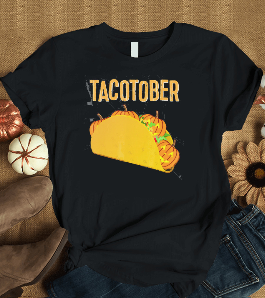 Tacotober Halloween Pumpkin Taco T-Shirt