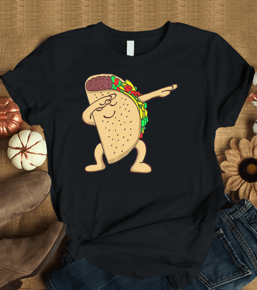 Funny Dabbing Taco Dance Pose T-Shirt