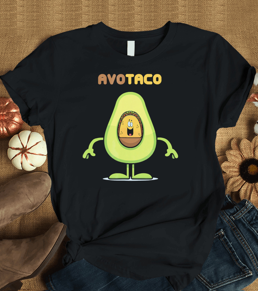 Avotaco Funny Avocado Taco Foodie T-Shirt
