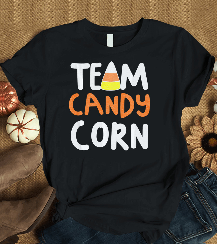 Team Candy Corn Halloween Treat Enthusiasts T-Shirt