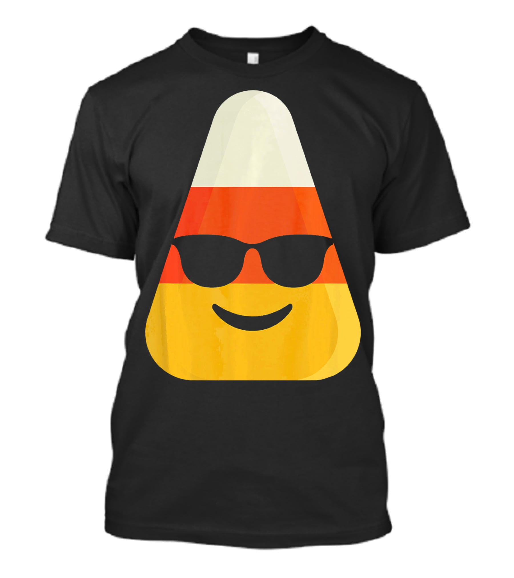 Candy Corn Emoji With Sunglasses Cool Shades T-Shirt