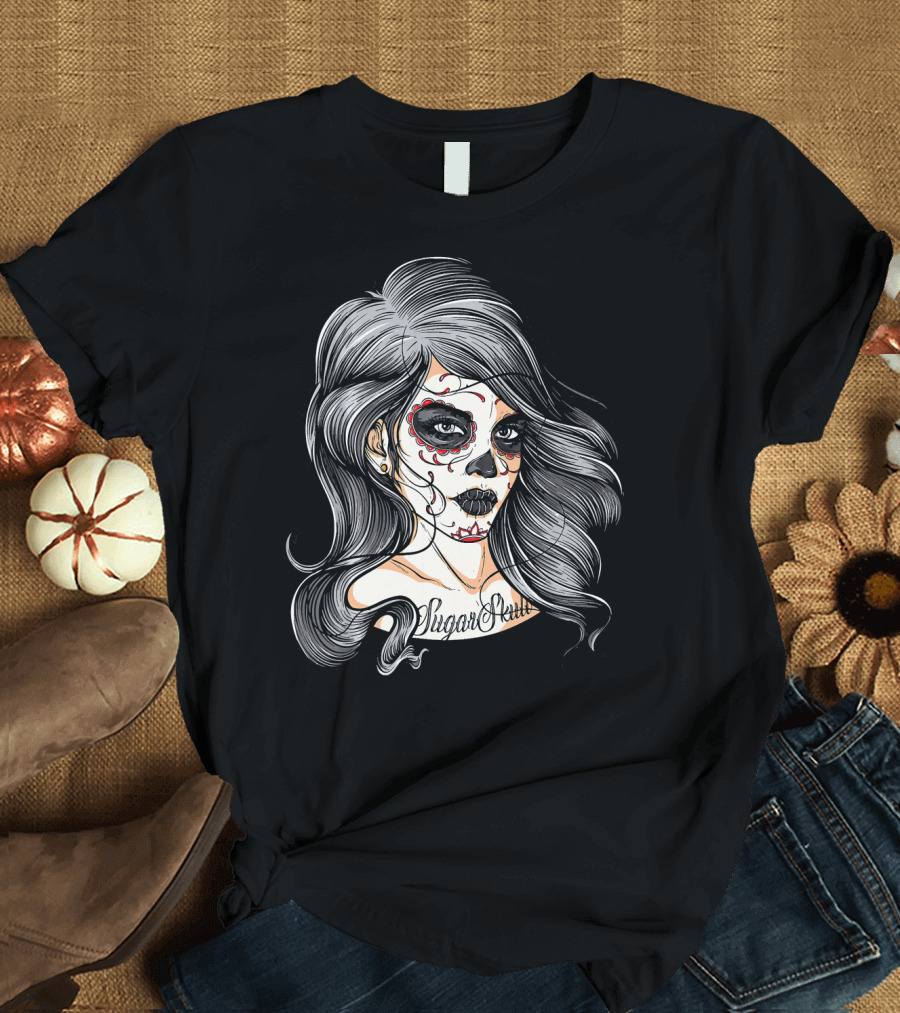 Sugar Skull Dia de los Muertos Woman T-Shirt