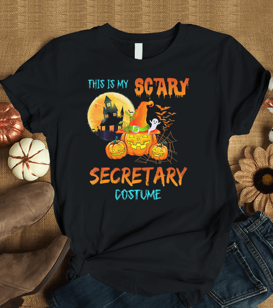 This Is My Scary Secretary Costume T-Shirt
