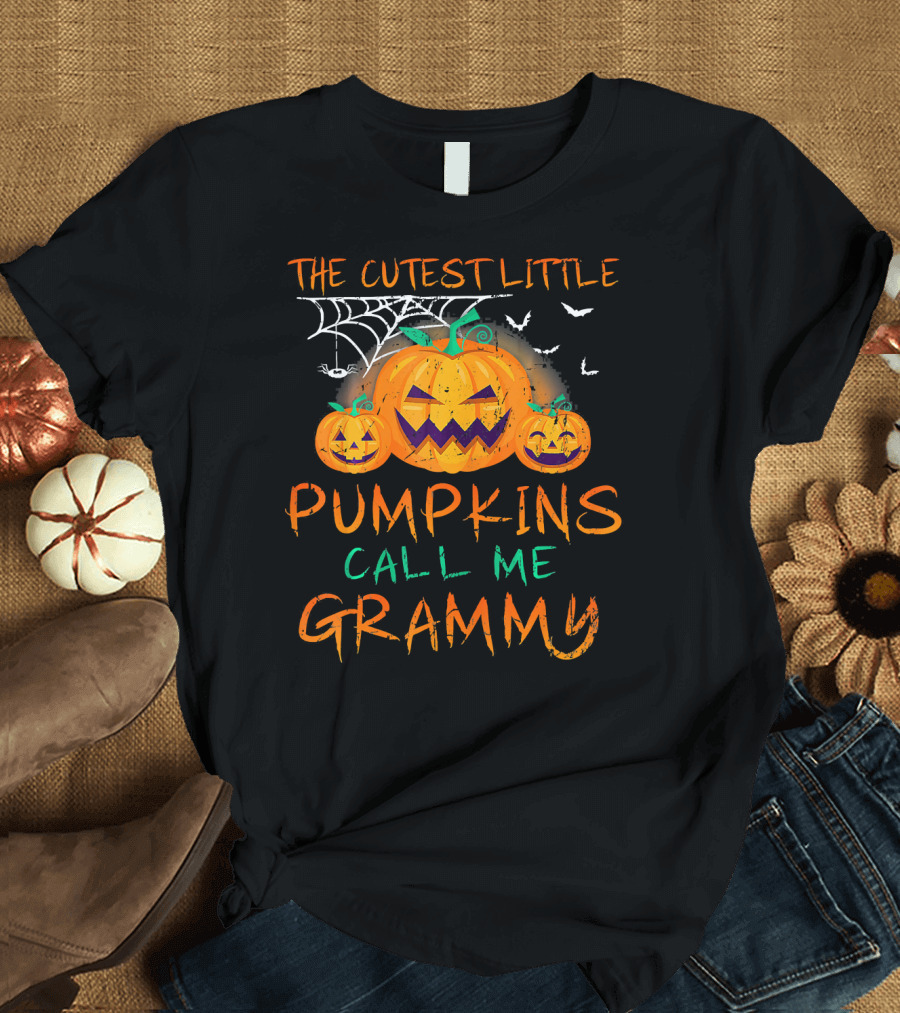 The Cutest Little Pumpkins Call Me Grammy T-Shirt
