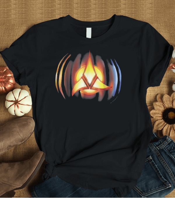 T-Shirt: Star Trek Klingon Pumpkin T-Shirt Star Trek Klingon Pumpkin T-Shirt