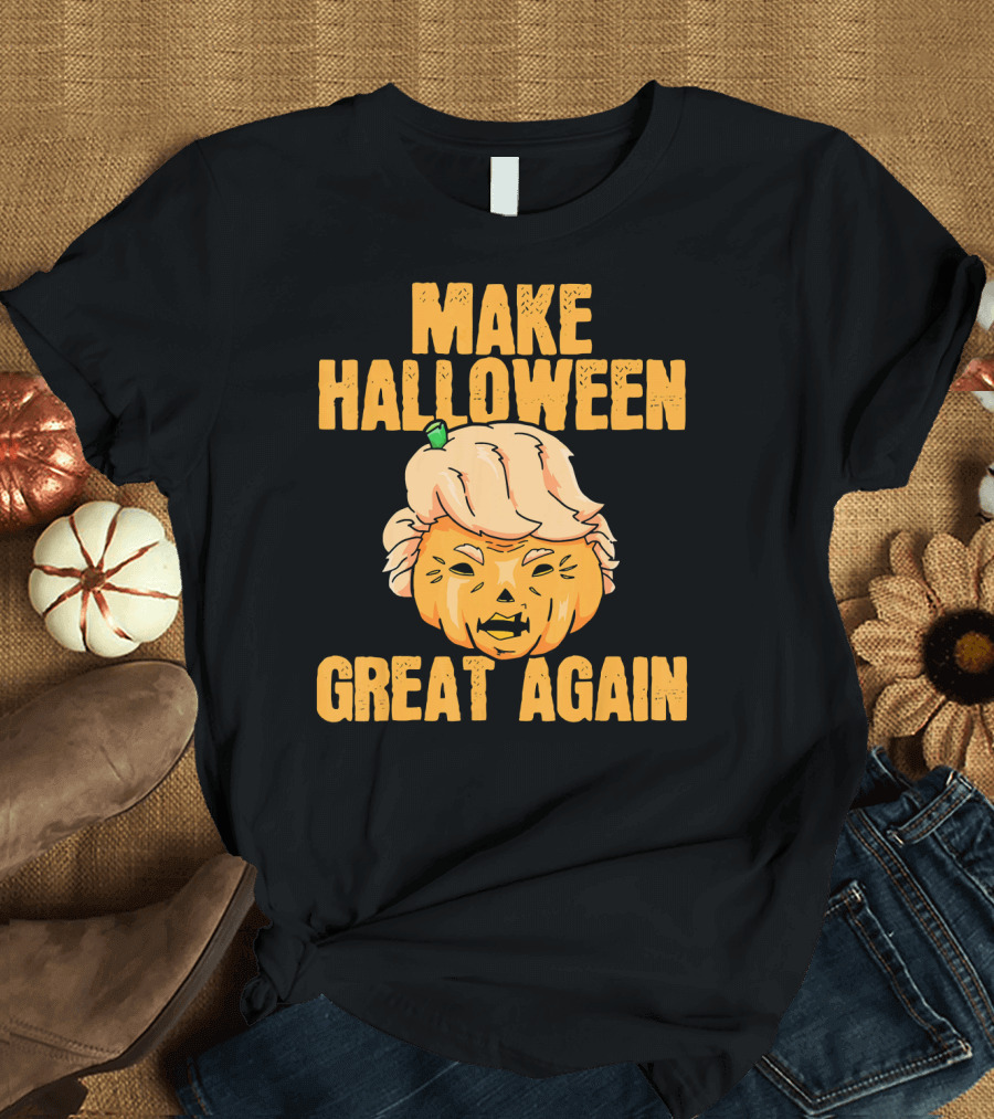 Make Halloween Great Again Trumpkin Face T-Shirt