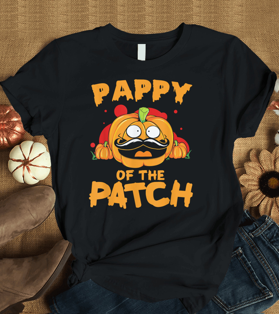 Pappy of the Patch Pumpkin Family Fun Mens T-Shirt